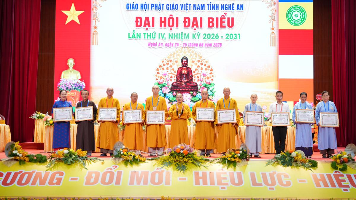 Ngày làm việc thứ nhất của Đại hội đại biểu Phật giáo tỉnh Nghệ An lần thứ IV, nhiệm kỳ 2026 – 2031插图59