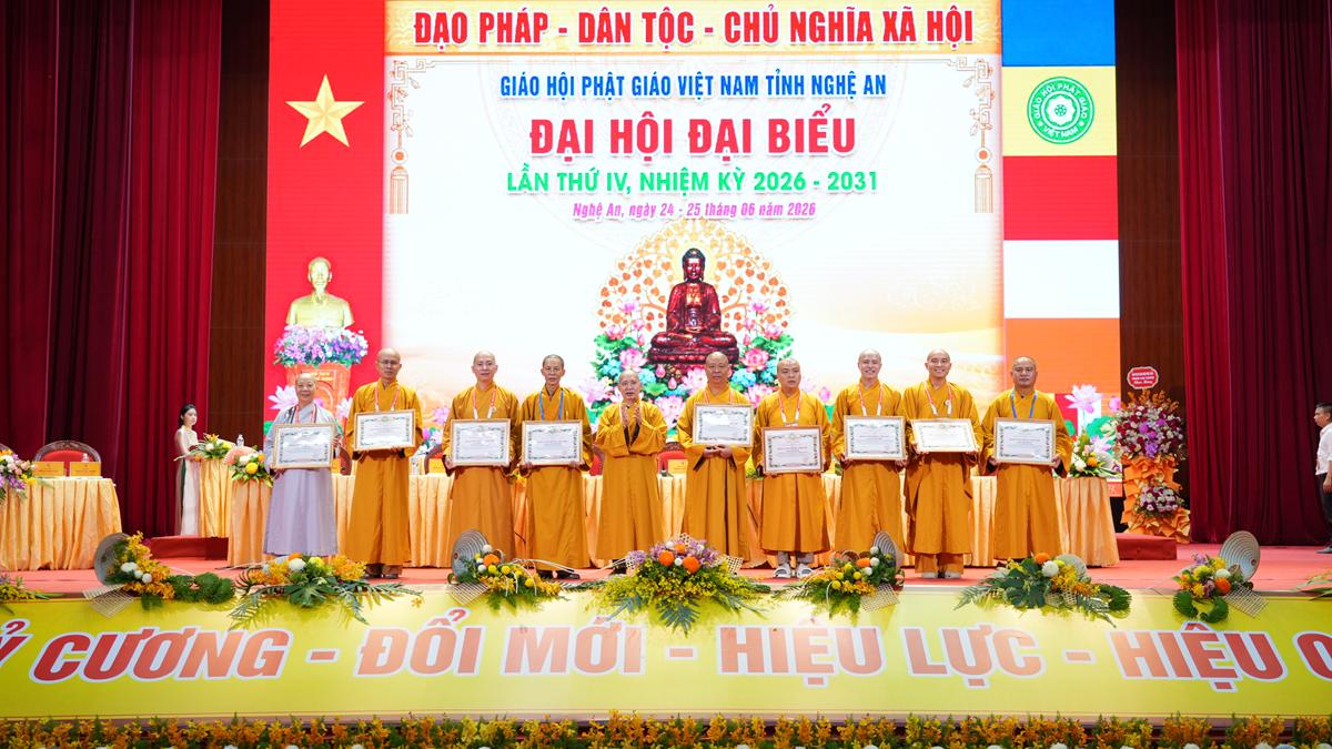 Ngày làm việc thứ nhất của Đại hội đại biểu Phật giáo tỉnh Nghệ An lần thứ IV, nhiệm kỳ 2026 – 2031插图65