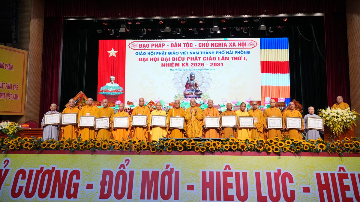 Hòa thượng Thích Quảng Tùng tái đắc cử Trưởng BTS GHPGVN thành phố Hải Phòng nhiệm kỳ 2026 – 2031插图63