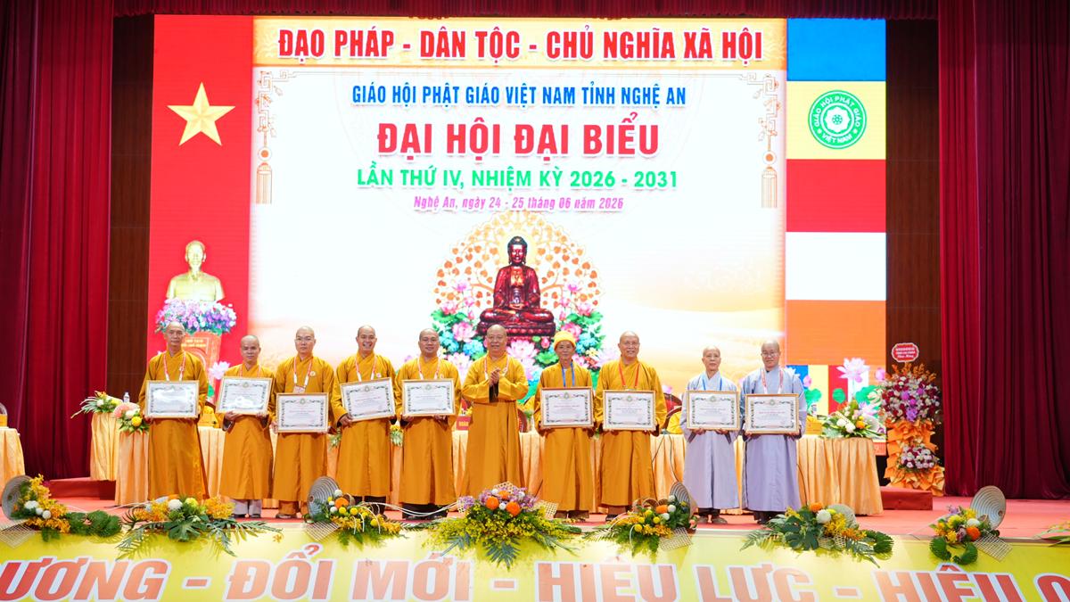 Ngày làm việc thứ nhất của Đại hội đại biểu Phật giáo tỉnh Nghệ An lần thứ IV, nhiệm kỳ 2026 – 2031插图67
