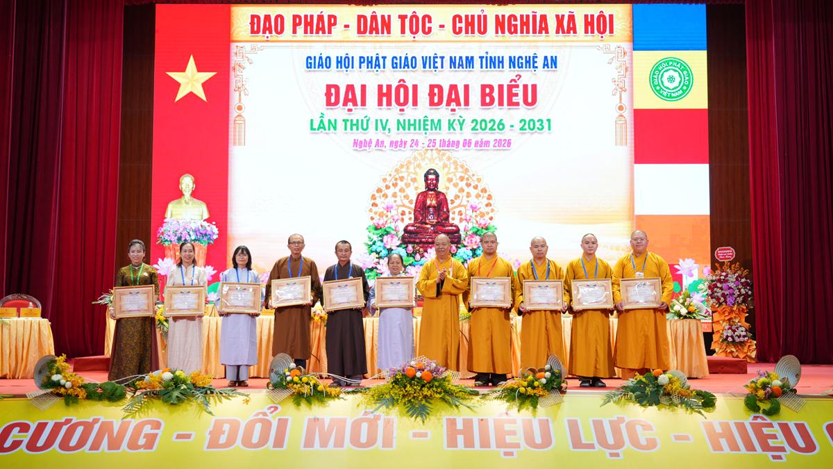 Ngày làm việc thứ nhất của Đại hội đại biểu Phật giáo tỉnh Nghệ An lần thứ IV, nhiệm kỳ 2026 – 2031插图71
