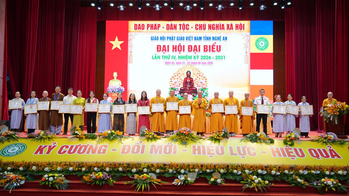 Ngày làm việc thứ nhất của Đại hội đại biểu Phật giáo tỉnh Nghệ An lần thứ IV, nhiệm kỳ 2026 – 2031插图73