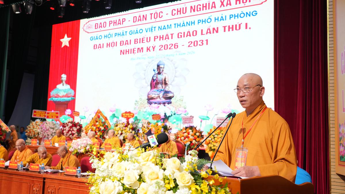 Hòa thượng Thích Quảng Tùng tái đắc cử Trưởng BTS GHPGVN thành phố Hải Phòng nhiệm kỳ 2026 – 2031插图73