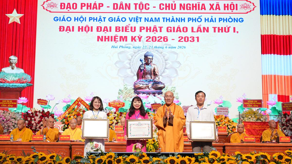Hòa thượng Thích Quảng Tùng tái đắc cử Trưởng BTS GHPGVN thành phố Hải Phòng nhiệm kỳ 2026 – 2031插图75