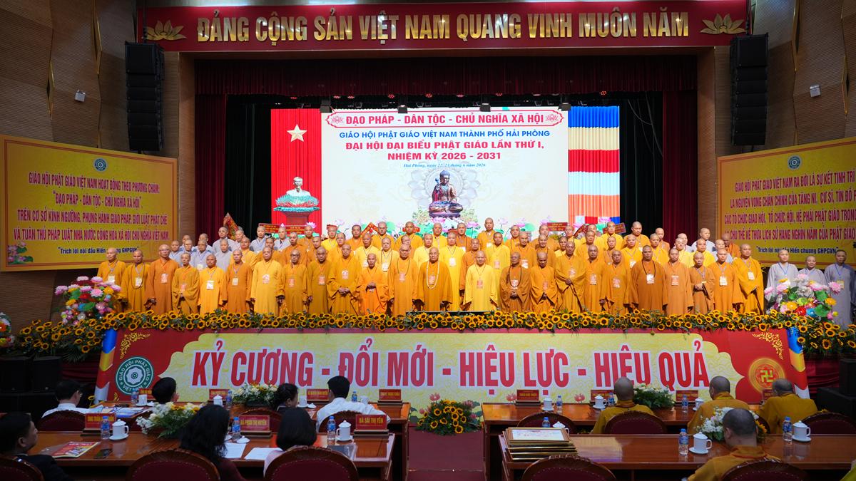Hòa thượng Thích Quảng Tùng tái đắc cử Trưởng BTS GHPGVN thành phố Hải Phòng nhiệm kỳ 2026 – 2031插图82