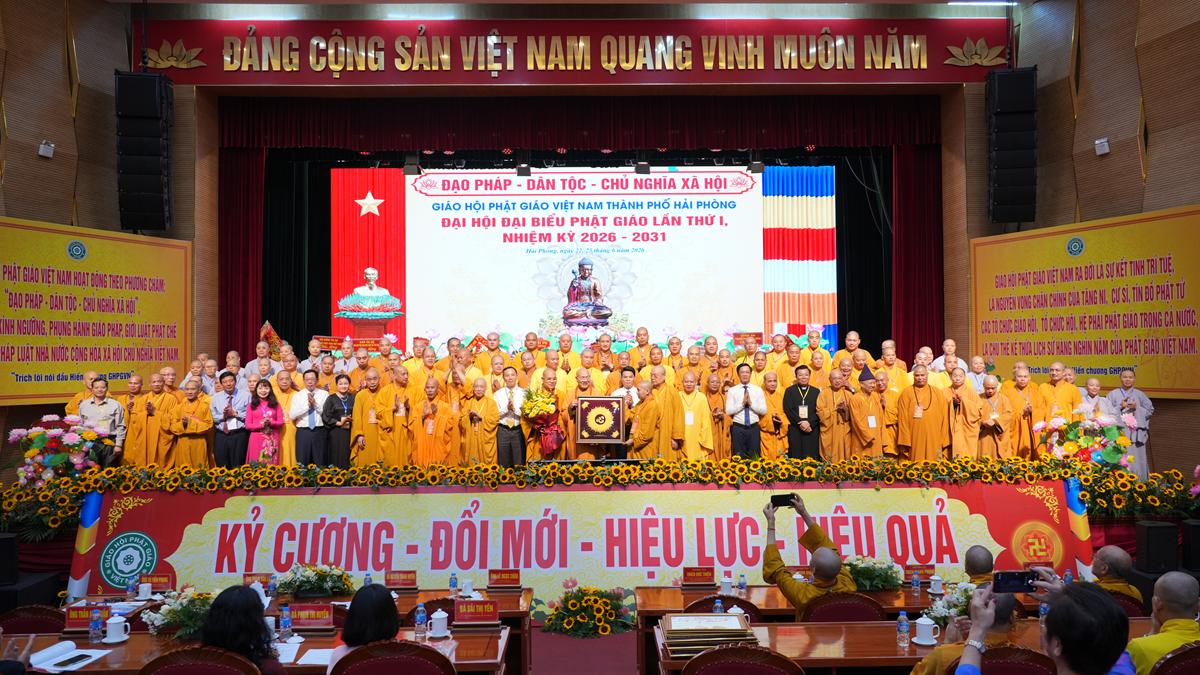 Hòa thượng Thích Quảng Tùng tái đắc cử Trưởng BTS GHPGVN thành phố Hải Phòng nhiệm kỳ 2026 – 2031插图85