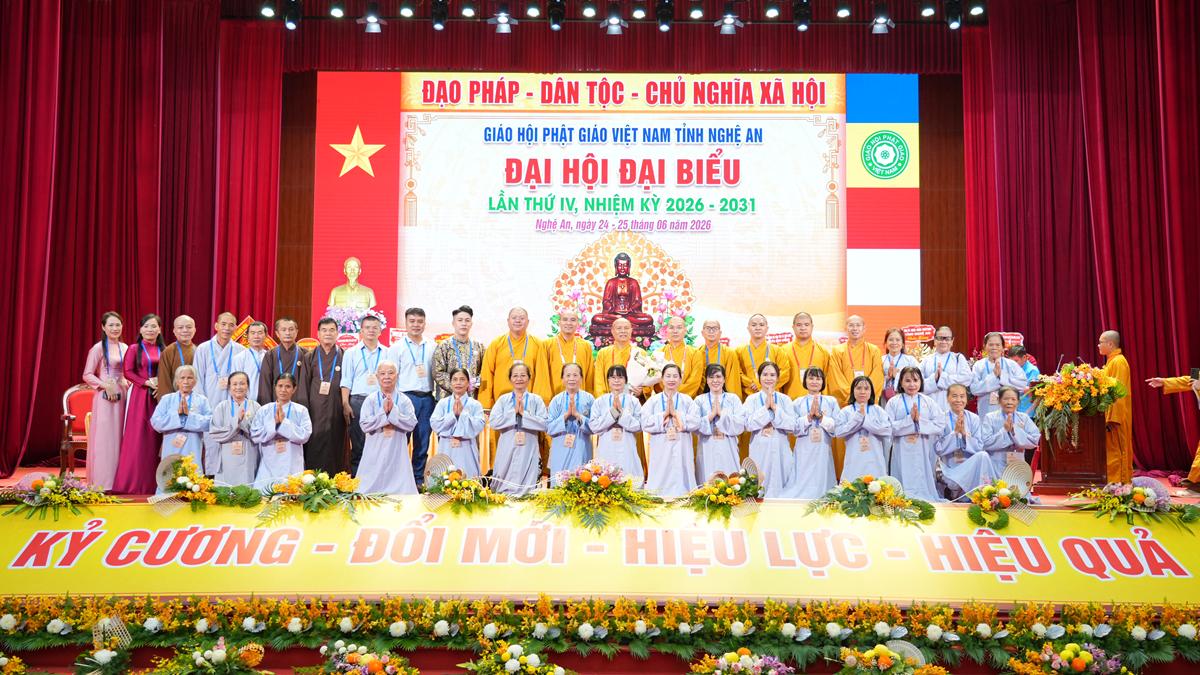 HT.Thích Thọ Lạc được suy cử làm tân Trưởng BTS GHPGVN tỉnh Nghệ An nhiệm kỳ 2026 – 2031插图103