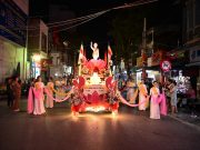 Hải Phòng: Rộn ràng lễ rước kiệu Phật, diễu hành xe hoa hân hoan kính mừng Phật đản PL. 2570