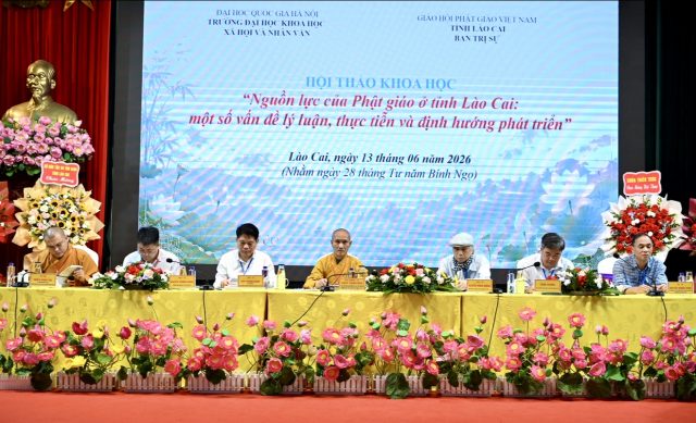 IMG_2478 Lào Cai: Hội thảo khoa học “Nguồn lực của Phật giáo ở tỉnh Lào Cai: một số vấn đề lý luận, thực tiễn và định hướng phát triển”插图