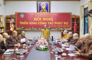 Lào Cai: Hội nghị triển khai công tác Phật sự và chuẩn bị nhân sự cho Đại hội Đại biểu Phật giáo tỉnh lần thứ I