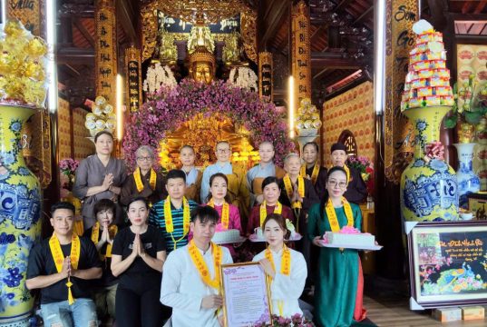 Hải Phòng: Lễ Hằng Thuận cho đôi bạn trẻ tại chùa Tường Vân – Văn Ổ