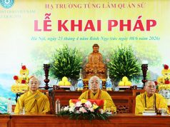 Hà Nội: Tùng lâm Quán Sứ trang nghiêm khai pháp khóa An cư kiết hạ Phật lịch 2570