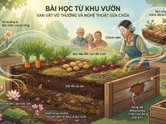 Bài học từ khu vườn: Vạn vật vô thường và nghệ thuật sửa chữa