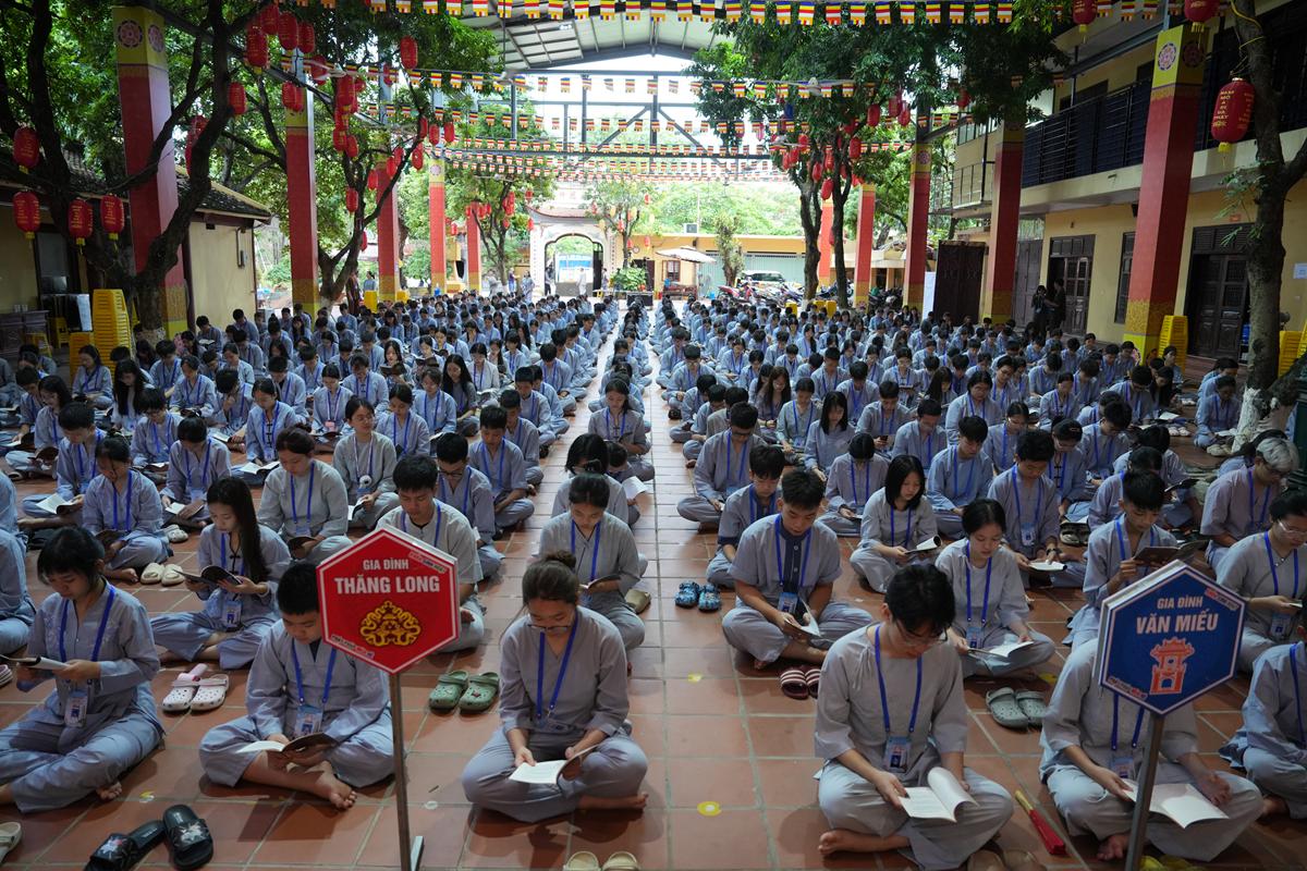 Ngày thứ hai Khóa sinh hoạt Phật pháp mùa hè chùa Bằng: Học lắng nghe để hiểu, quay về để thương插图10