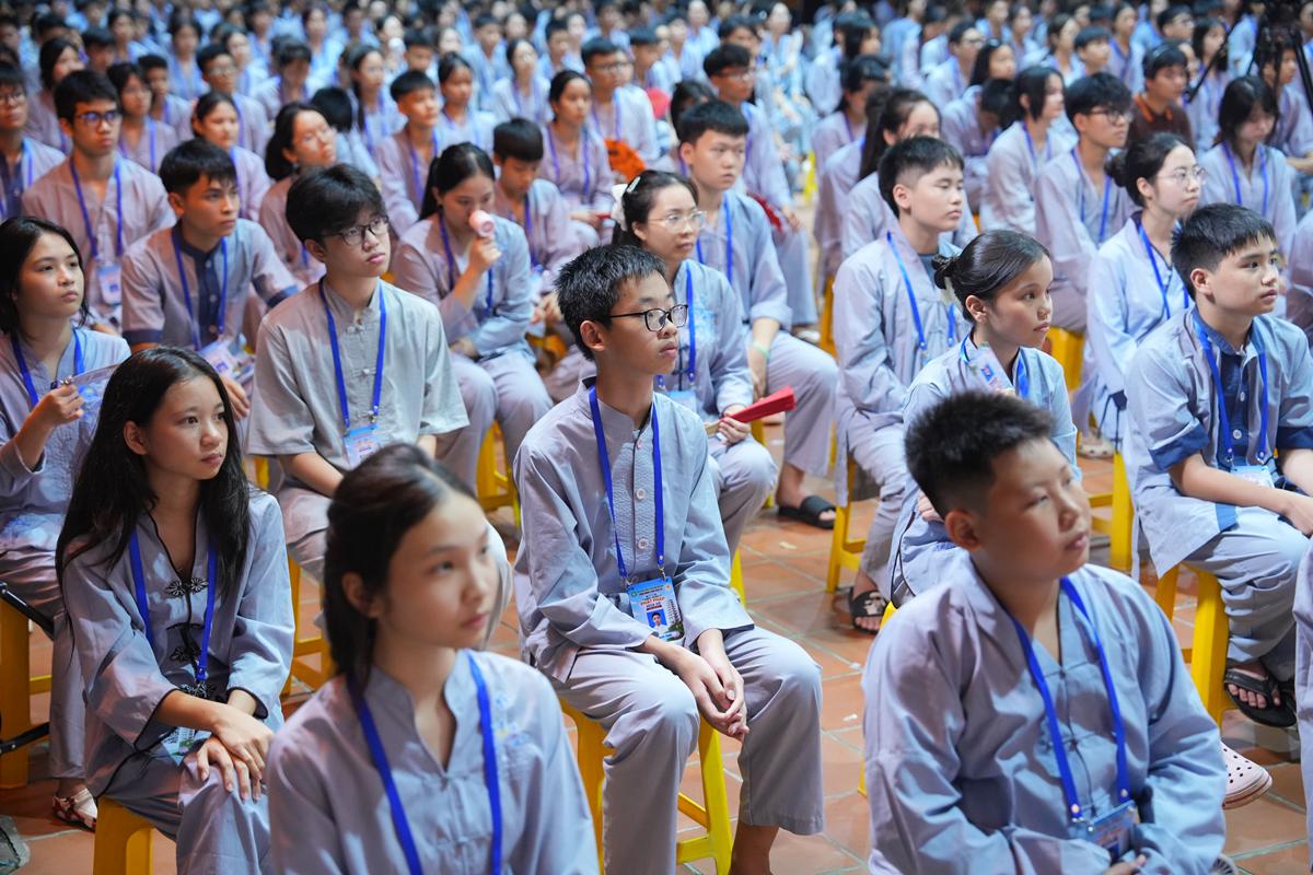 Ngày thứ hai Khóa sinh hoạt Phật pháp mùa hè chùa Bằng: Học lắng nghe để hiểu, quay về để thương插图107