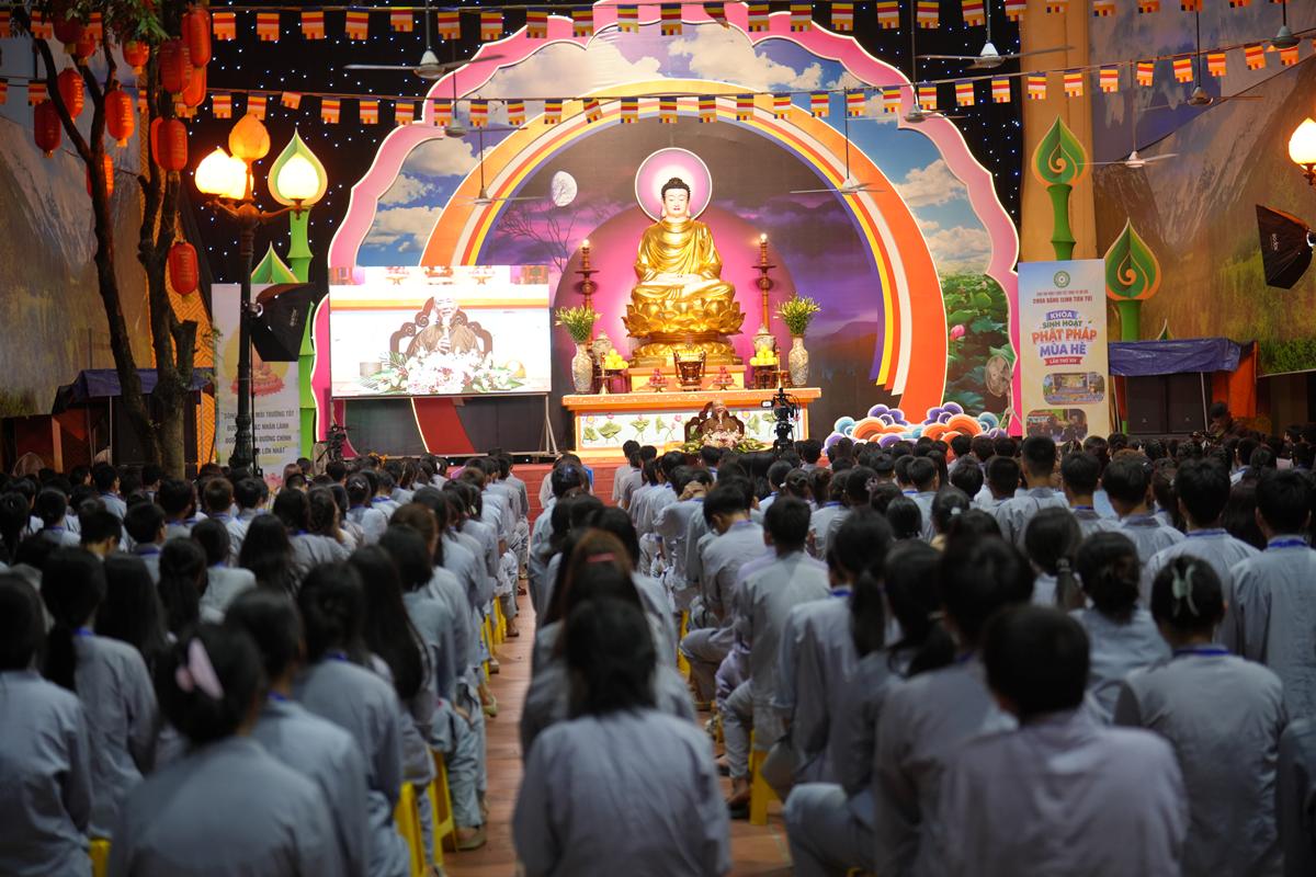 Ngày thứ hai Khóa sinh hoạt Phật pháp mùa hè chùa Bằng: Học lắng nghe để hiểu, quay về để thương插图109