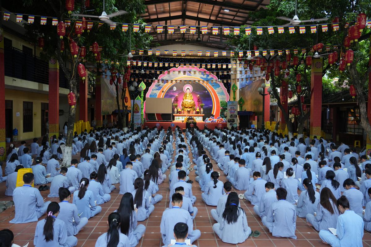 Ngày thứ hai Khóa sinh hoạt Phật pháp mùa hè chùa Bằng: Học lắng nghe để hiểu, quay về để thương插图13