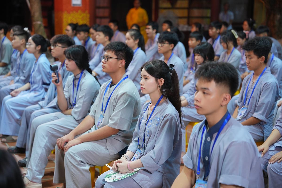 Ngày thứ hai Khóa sinh hoạt Phật pháp mùa hè chùa Bằng: Học lắng nghe để hiểu, quay về để thương插图122