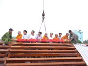 Ninh Bình: Đại lễ cất nóc Nhà thờ tổ Tổ đình Đỗ Linh Quang Tự ( Chùa Đọ)