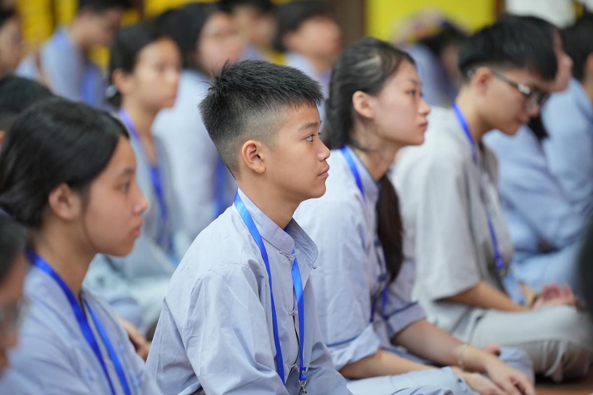 Ngày thứ hai Khóa sinh hoạt Phật pháp mùa hè chùa Bằng: Học lắng nghe để hiểu, quay về để thương插图27