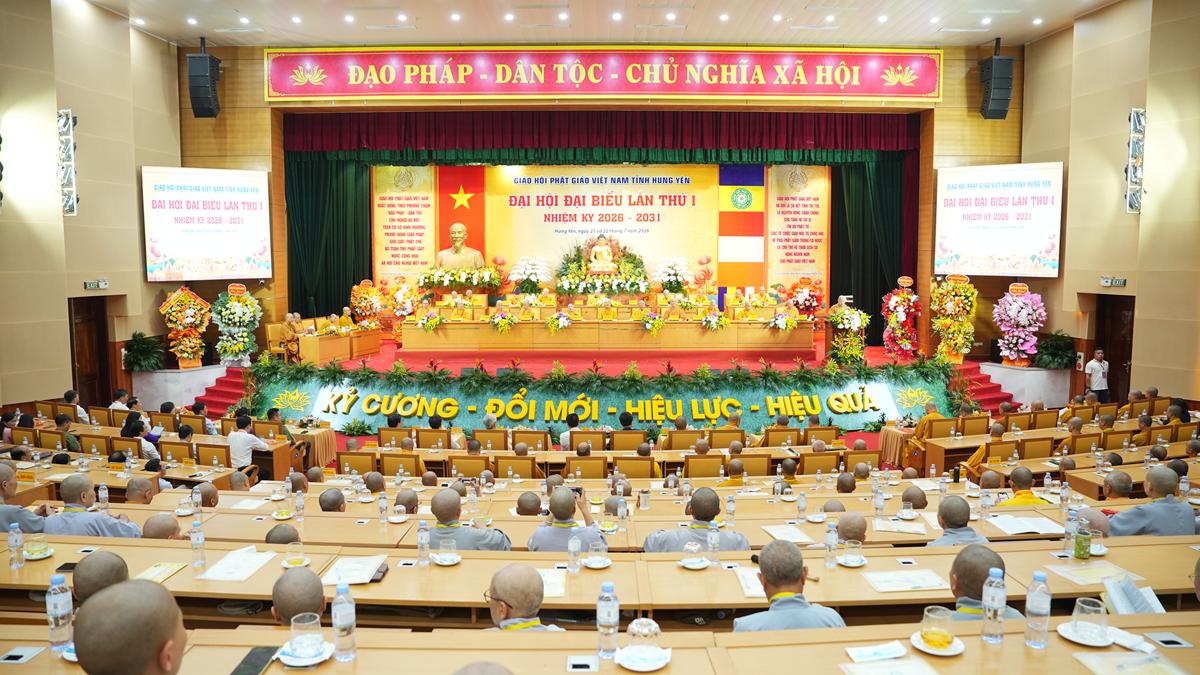 Đại đức Thích Thanh Quang được suy cử Tân Trưởng BTS GHPGVN tỉnh Hưng Yên nhiệm kỳ 2026 – 2031插图27