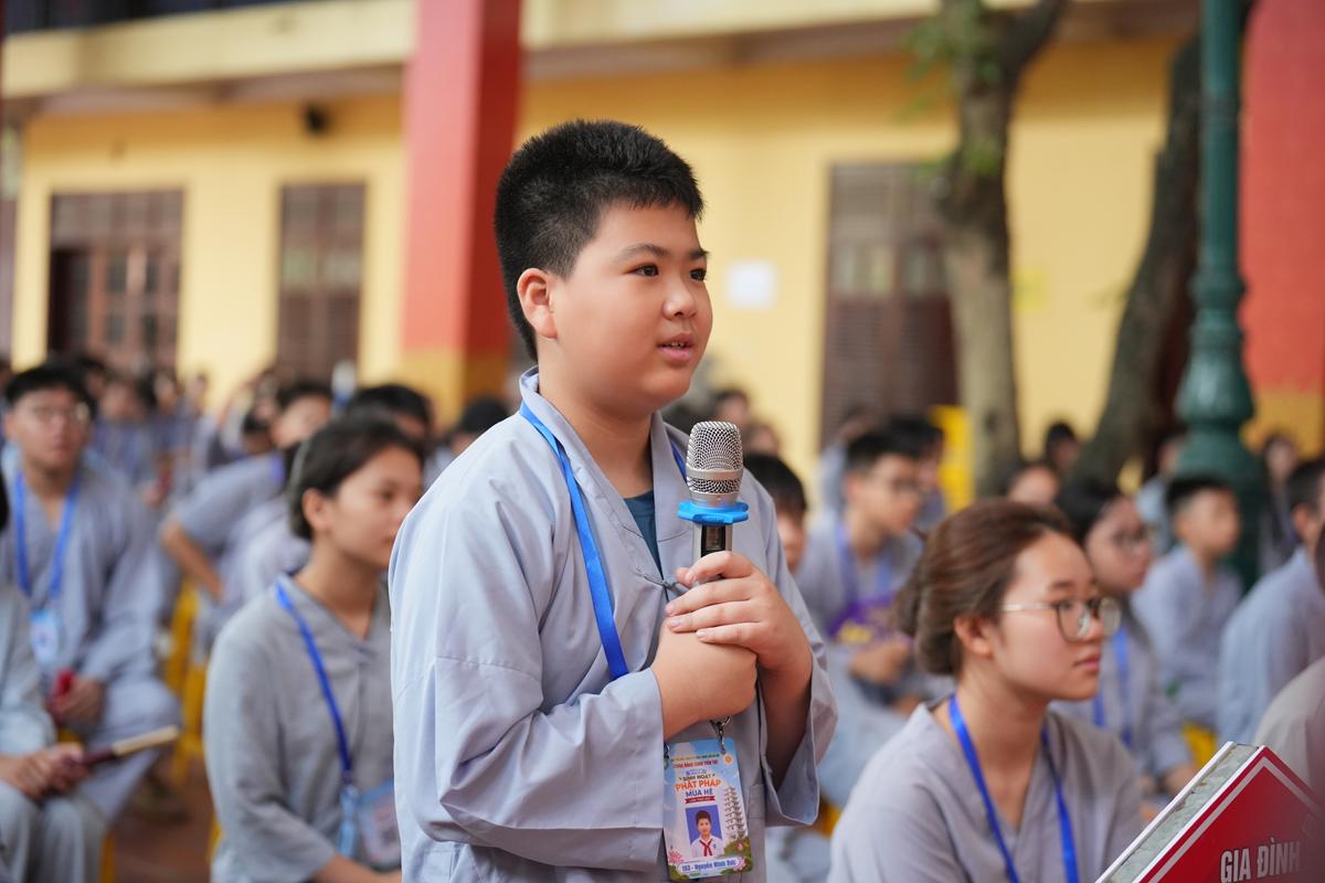 Ngày thứ hai Khóa sinh hoạt Phật pháp mùa hè chùa Bằng: Học lắng nghe để hiểu, quay về để thương插图43