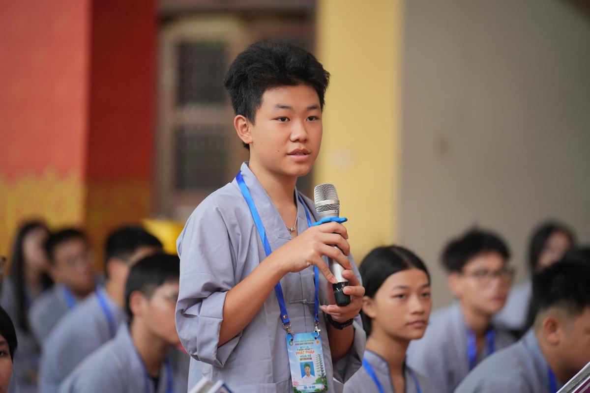 Ngày thứ hai Khóa sinh hoạt Phật pháp mùa hè chùa Bằng: Học lắng nghe để hiểu, quay về để thương插图44
