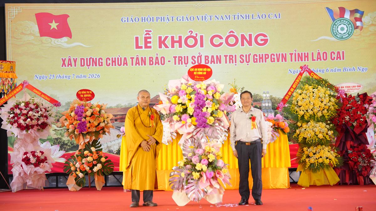 Lào Cai: Long trọng cử hành Lễ khởi công xây dựng Chùa Tân Bảo – Trụ sở Ban Trị sự GHPGVN tỉnh插图63