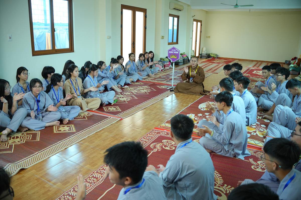 Ngày thứ hai Khóa sinh hoạt Phật pháp mùa hè chùa Bằng: Học lắng nghe để hiểu, quay về để thương插图69