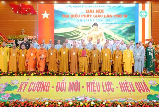 Hòa thượng Thích Thanh Huân được suy cử tân Trưởng Ban Trị sự GHPGVN tỉnh Lai Châu nhiệm kỳ 2026 – 2031