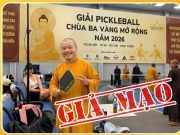 Khi bức ảnh biết nói dối: Từ vụ “giải Pickleball Chùa Ba Vàng” nghĩ về sức đề kháng của cộng đồng trước tin giả