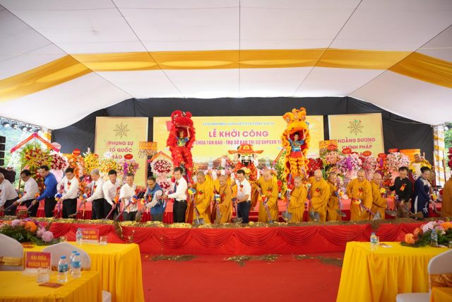 Lào Cai: Long trọng cử hành Lễ khởi công xây dựng Chùa Tân Bảo – Trụ sở Ban Trị sự GHPGVN tỉnh插图
