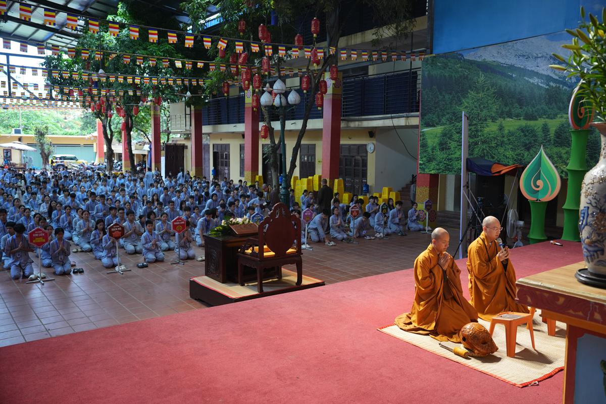 Ngày thứ hai Khóa sinh hoạt Phật pháp mùa hè chùa Bằng: Học lắng nghe để hiểu, quay về để thương插图9