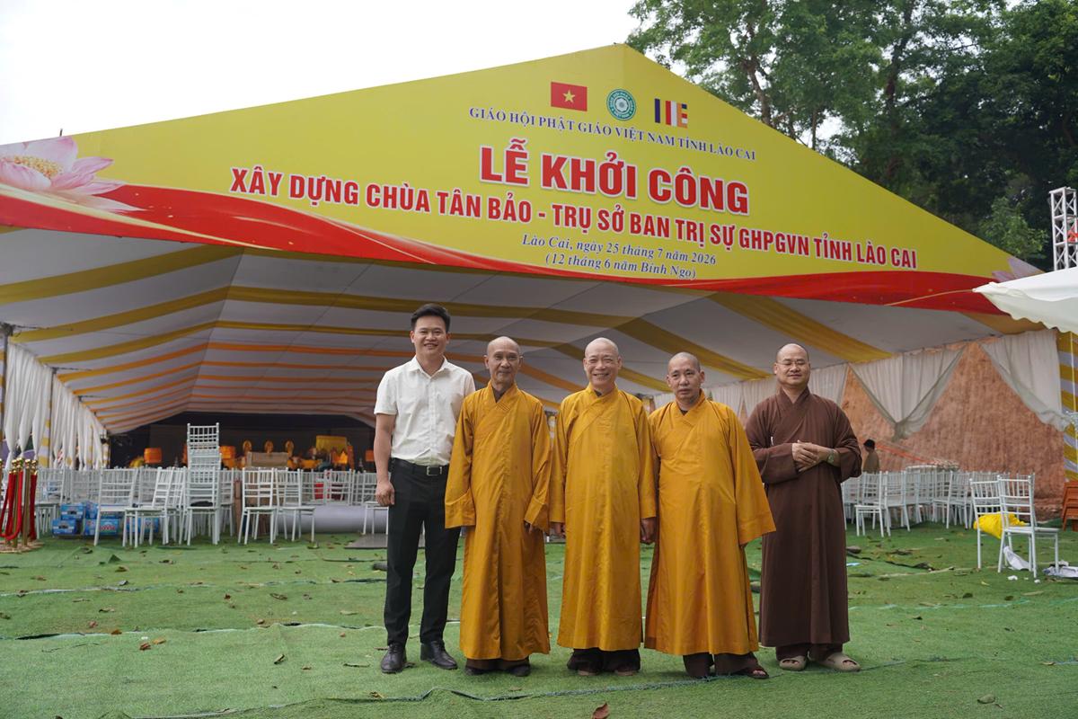 Lào Cai: Long trọng cử hành Lễ khởi công xây dựng Chùa Tân Bảo – Trụ sở Ban Trị sự GHPGVN tỉnh插图90