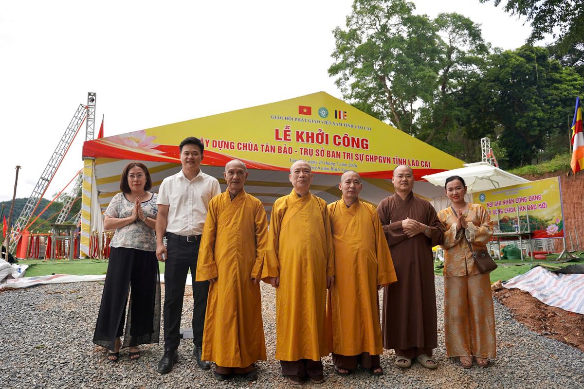 Lào Cai: Long trọng cử hành Lễ khởi công xây dựng Chùa Tân Bảo – Trụ sở Ban Trị sự GHPGVN tỉnh插图91