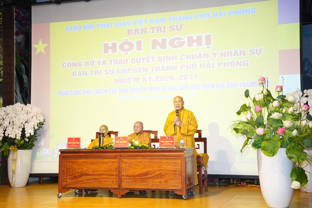 Hải Phòng: Hội nghị Công bố và trao Quyết định chuẩn y nhân sự Ban trị sự nhiệm kỳ 2026 – 2031插图2