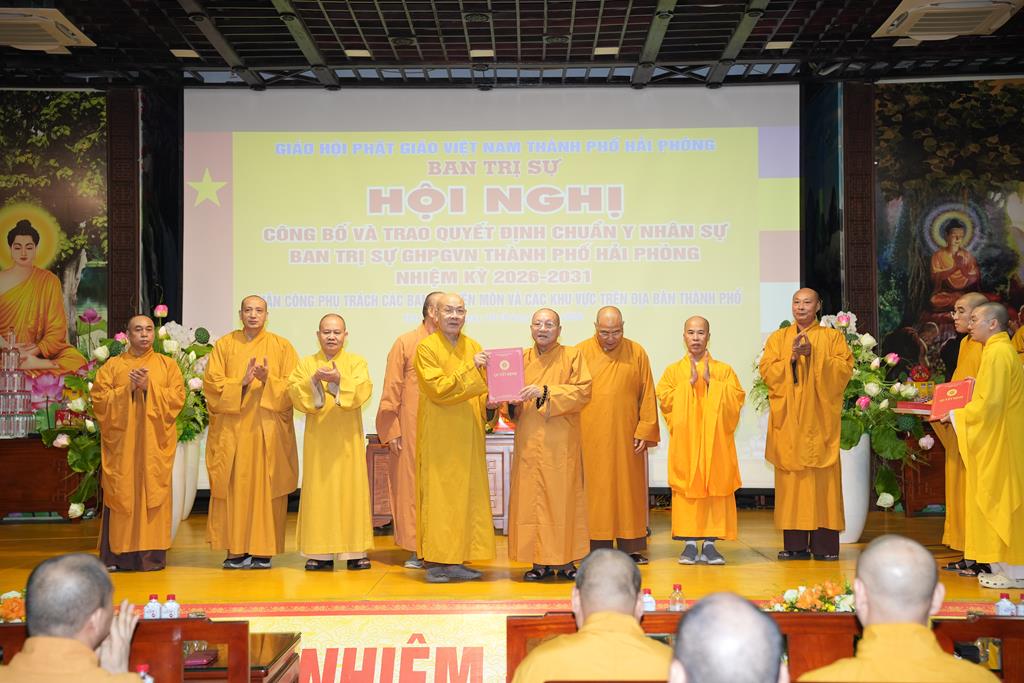 Hải Phòng: Hội nghị Công bố và trao Quyết định chuẩn y nhân sự Ban trị sự nhiệm kỳ 2026 – 2031插图4