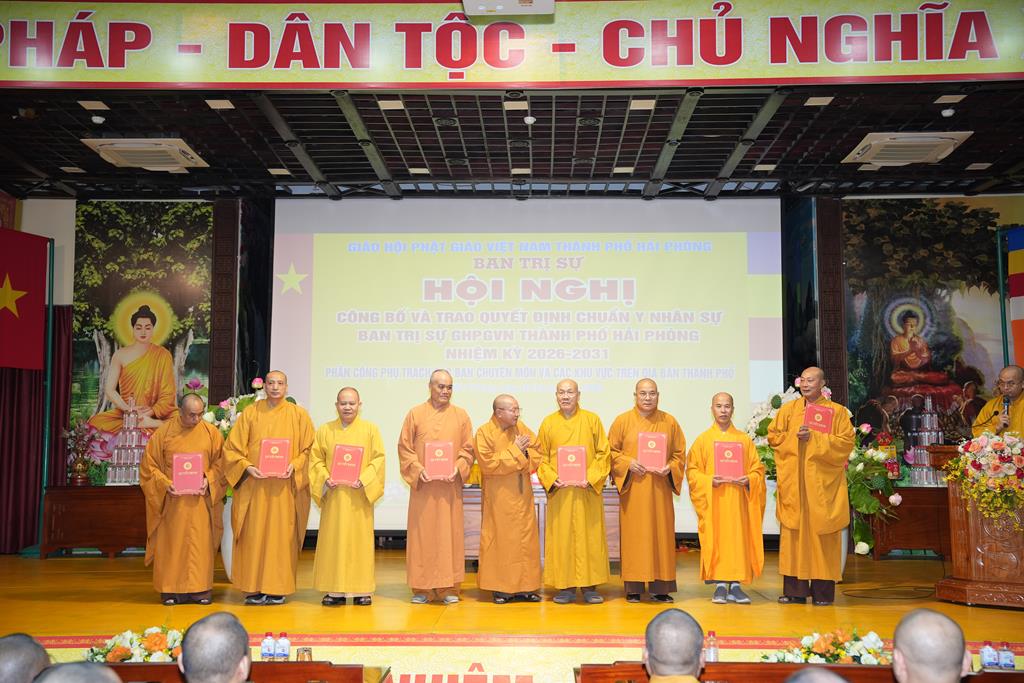 Hải Phòng: Hội nghị Công bố và trao Quyết định chuẩn y nhân sự Ban trị sự nhiệm kỳ 2026 – 2031插图5