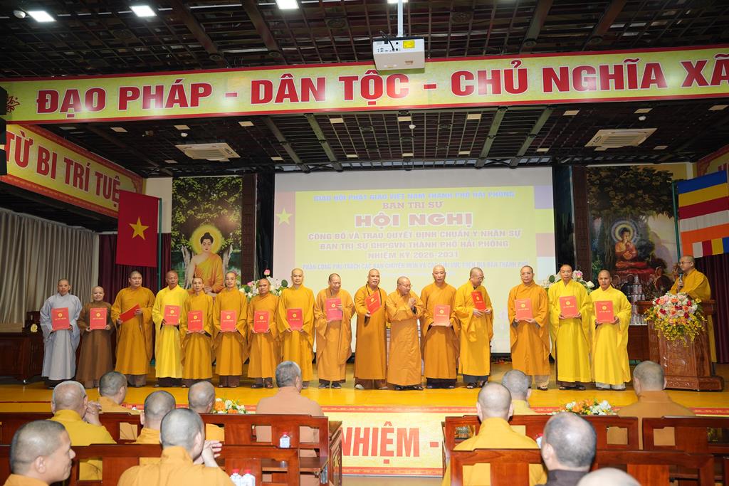 Hải Phòng: Hội nghị Công bố và trao Quyết định chuẩn y nhân sự Ban trị sự nhiệm kỳ 2026 – 2031插图7