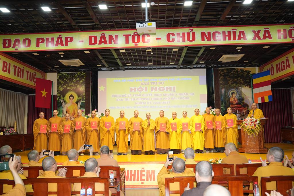 Hải Phòng: Hội nghị Công bố và trao Quyết định chuẩn y nhân sự Ban trị sự nhiệm kỳ 2026 – 2031插图8
