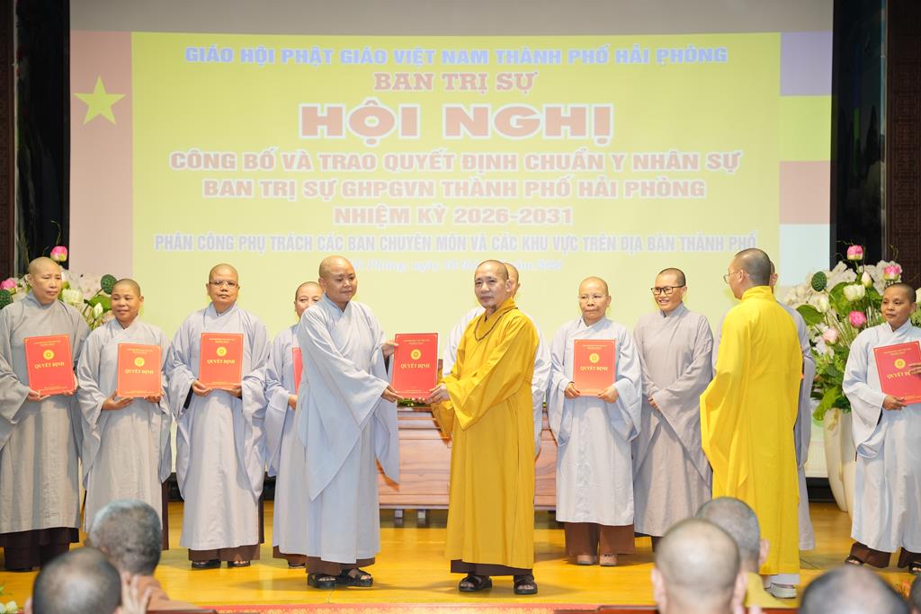 Hải Phòng: Hội nghị Công bố và trao Quyết định chuẩn y nhân sự Ban trị sự nhiệm kỳ 2026 – 2031插图98