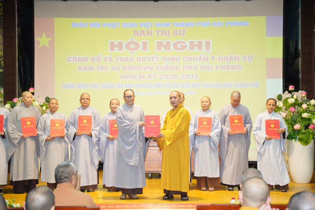 Hải Phòng: Hội nghị Công bố và trao Quyết định chuẩn y nhân sự Ban trị sự nhiệm kỳ 2026 – 2031插图99