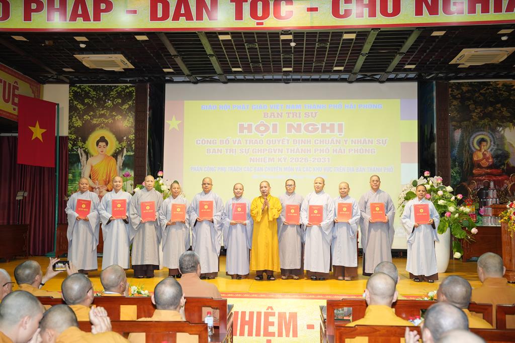 Hải Phòng: Hội nghị Công bố và trao Quyết định chuẩn y nhân sự Ban trị sự nhiệm kỳ 2026 – 2031插图9