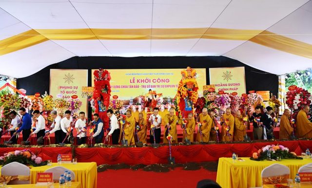 Lào Cai: Long trọng tổ chức Lễ khởi công xây dựng Chùa Tân Bảo và Trụ sở Ban Trị sự GHPGVN tỉnh插图