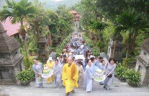 Quảng Ninh: Chùa Tiêu Dao tùy hỷ Cúng Dàng 3 Trường Hạ tại tỉnh Quảng Ninh