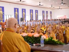 Hải Phòng: Các Hành giả phía Tây thành phố vân tập về Tổ đình Đống Cao dự lễ khai giảng khoá An cư kiết hạ PL.2570