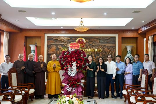 Hà Nội: GHPGVN chúc mừng ngày truyền thống ngành quản lý Nhà nước về Tôn giáo
