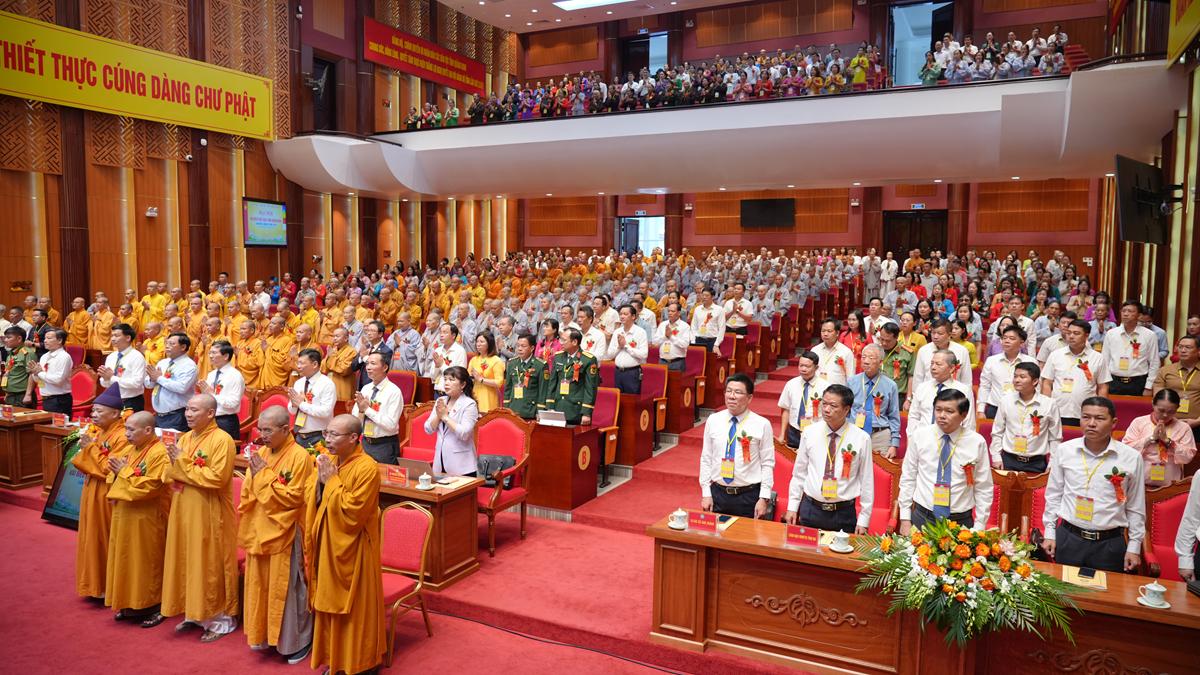Đại hội đại biểu Phật giáo tỉnh Quảng Ninh lần thứ VI thành tựu viên mãn插图13