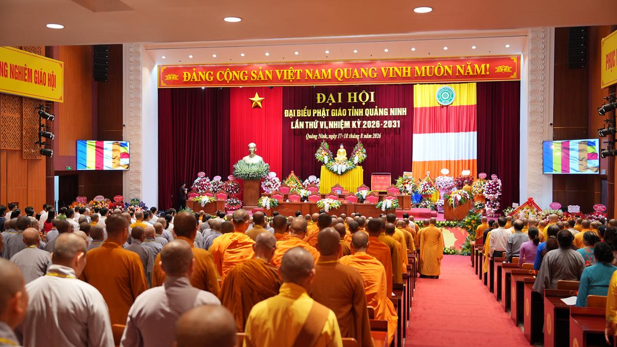 Đại hội đại biểu Phật giáo tỉnh Quảng Ninh lần thứ VI thành tựu viên mãn插图14