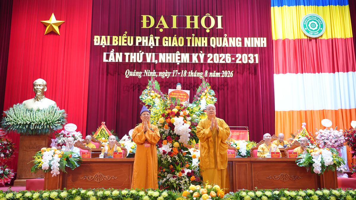 Đại hội đại biểu Phật giáo tỉnh Quảng Ninh lần thứ VI thành tựu viên mãn插图24